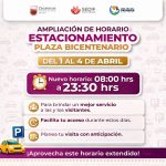 EXTIENDE GOBIERNO DE ZACATECAS SERVICIO EN ESTACIONAMIENTO DE PLAZA BICENTENARIO<br>