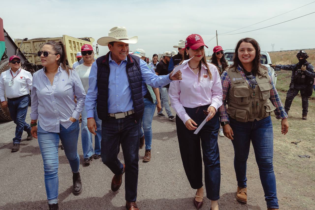 CON UNA INVERSIÓN DE 224 MDP, GOBERNADOR DAVID MONREAL REHABILITA CARRETERA ENRIQUE ESTRADA-FRESNILLO.