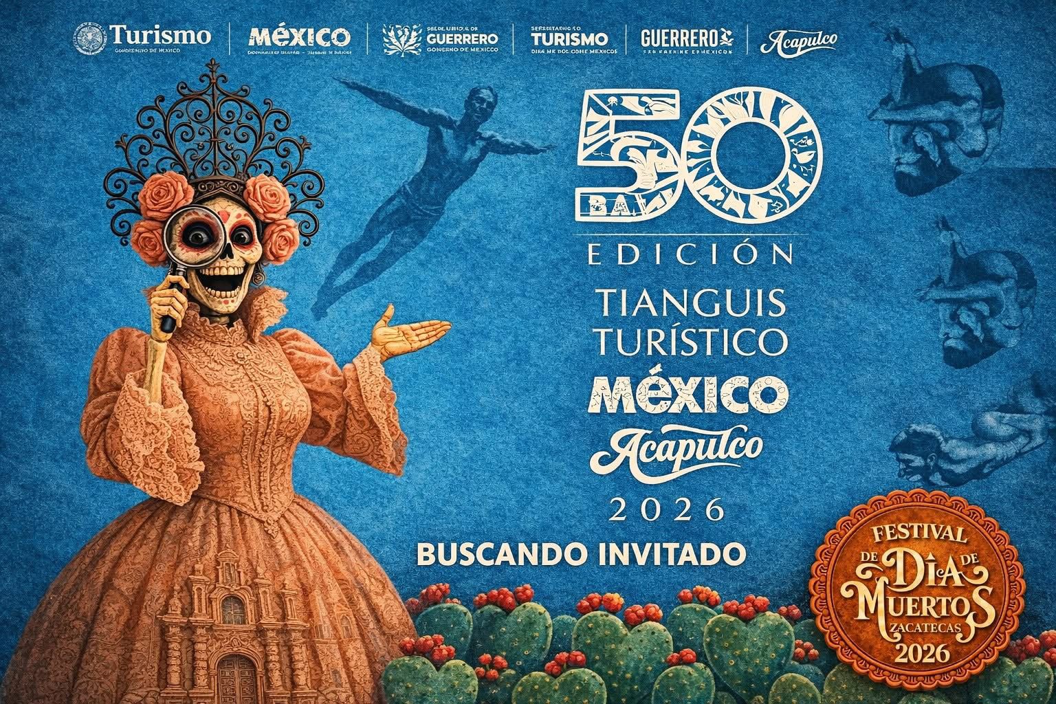 LLEVARÁ ZACATECAS SU FESTIVAL DE DÍA DE MUERTOS AL TIANGUIS TURÍSTICO MÉXICO 2026.