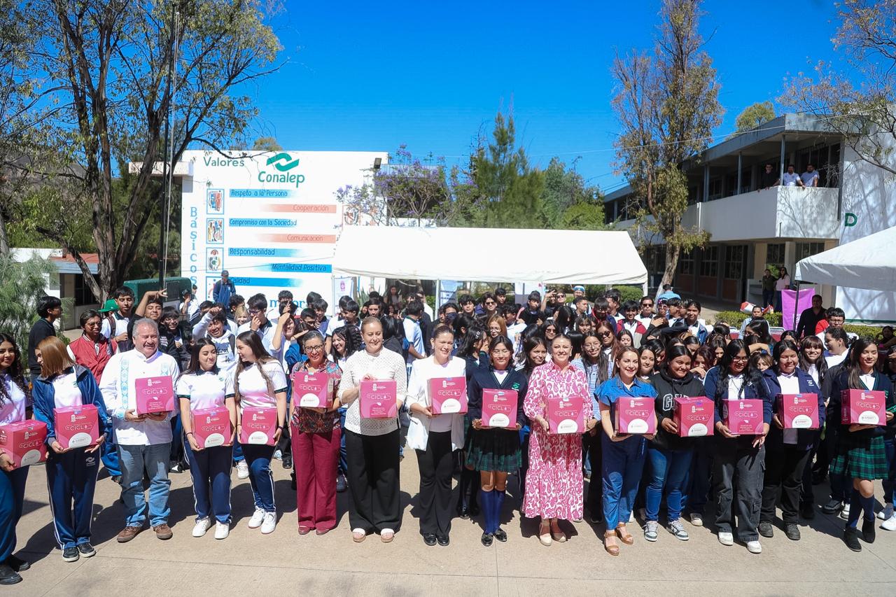 PROGRAMA “TRANSFORMANDO EL CICLO” LLEGA A BENEFICIAR A ALUMNAS DEL CONALEP