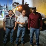 SUPERVISA PEPE SALDÍVAR PAVIMENTACIÓN EN ACCESO A UNEME DE ONCOLOGÍA EN GUADALUPE