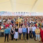FESTEJAN DAVID MONREAL Y PEPE SALDÍVAR A LAS MAMÁS DE GUADALUPE.