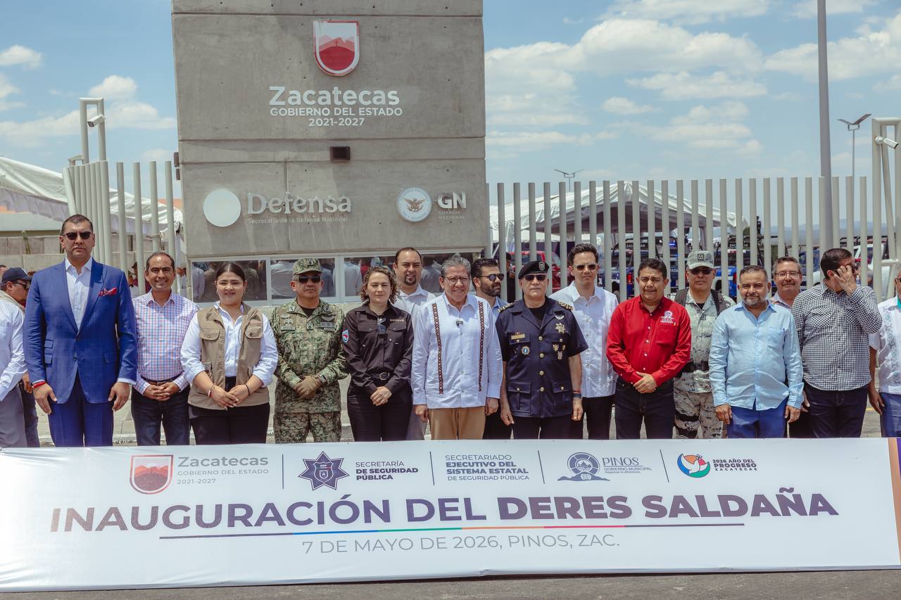 “SEREMOS EL GOBIERNO QUE PACIFICÓ A ZACATECAS”, AFIRMO GOBERNADOR DAVID MONREAL AL INAUGURAR DERES EN SALDAÑA, PINOS.