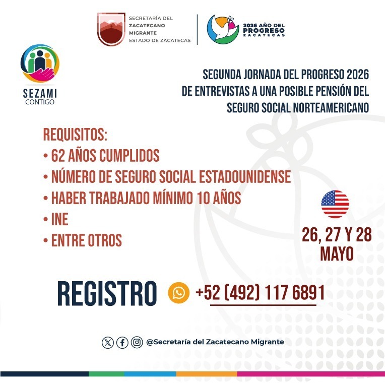 REALIZAN SEGUNDA JORNADA DE ENTREVISTAS A POSIBLES BENEFICIARIOS DE PENSIÓN DEL SEGURO SOCIAL NORTEAMERICANO.