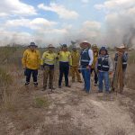 TRABAJAN AUTORIDADES DE LOS TRES ÓRDENES DE GOBIERNO EN COMBATE DE INCENDIO FORESTAL.