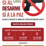 INVITA GOBIERNO DE ZACATECAS, DEFENSA Y GN A LA CAMPAÑA “SI AL DESARME, SI A LA PAZ” EN EL SUR DEL ESTADO.