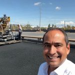 SUPERVISA PEPE SALDÍVAR REENCARPETAMIENTO DE TRÁNSITO PESADO.