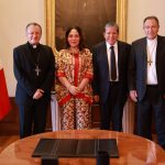 SOSTIENE GOBERNADOR DAVID MONREAL REUNIÓN CON NUNCIO APOSTÓLICO EN MÉXICO, JOSEPH SPITERI