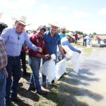 ENCABEZA GOBERNADOR DAVID MONREAL ARRANQUE DE SIEMBRA DE TILAPIA EN FRESNILLO.