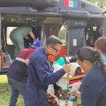 BRINDA SSP APOYO AÉREO PARA TRASLADO URGENTE DE MENOR LESIONADA.