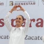 EN ZACATECAS, PRESIDENTA CLAUDIA SHEINBAUM Y GOBERNADOR DAVID MONREAL ANUNCIAN CREACIÓN DE LA BECA GERTRUDIS BOCANEGRA.