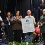 RINDEN HOMENAJE AL MAESTRO ALDO LÓPEZ MÁRQUEZ, POR SUS 20 AÑOS DE DIRECTOR DE LA BANDA SINFÓNICA DE GUADALUPE.