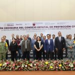 ENCABEZA GOBERNADOR DAVID MONREAL ÁVILA Y COORDINADORA NACIONAL DE PROTECCIÓN CIVIL INSTALACIÓN DEL PUESTO DE COMANDO ANTE TEMPORADA DE LLUVIAS.