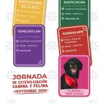 BRIGADA DE ESTERILIZACIÓN CANINA Y FELINA DE LA SSZ VASITARÁ SANTA MARÍA DE LA PAZ, TEPECHITLÁN, SUSTICACAN Y GUADALUPE.