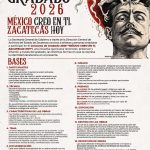CONVOCA GOBIERNO DE ZACATECAS AL CONCURSO DE GRABADO 2026 “MÉXICO CREO EN TI. ZACATECAS HOY”.