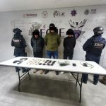 DETIENEN FUERZAS DE SEGURIDAD A TRES PROBABLES GENERADORES DE VIOLENCIA, EN CALERA.